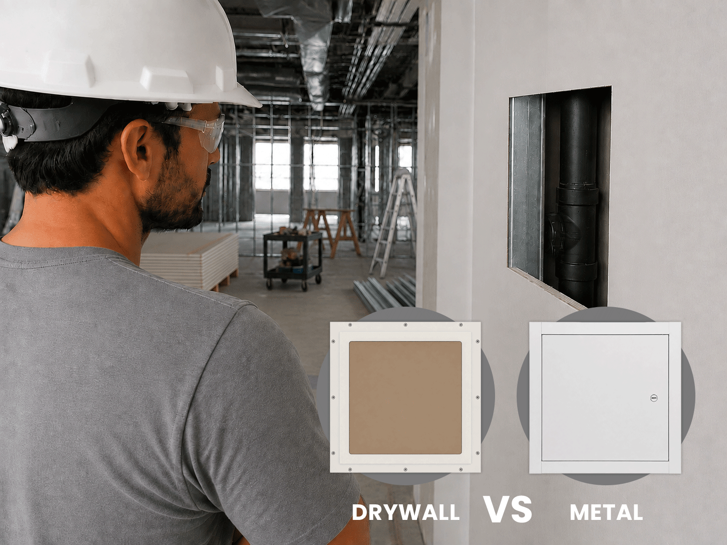 Metal Access Panel vs. Drywall Access Door: When Does Material Choice Actually Matter?